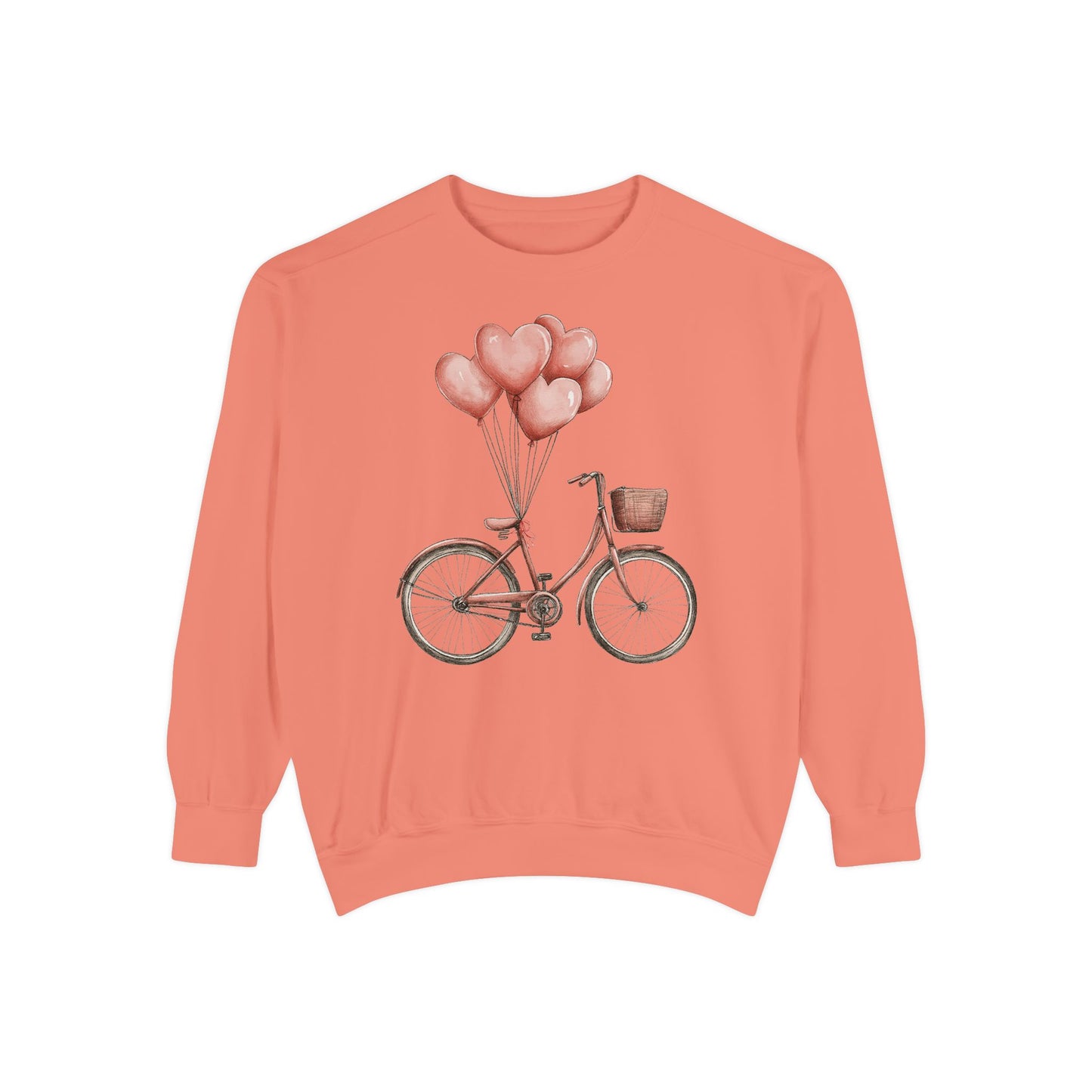 bike-themed sweatshirt