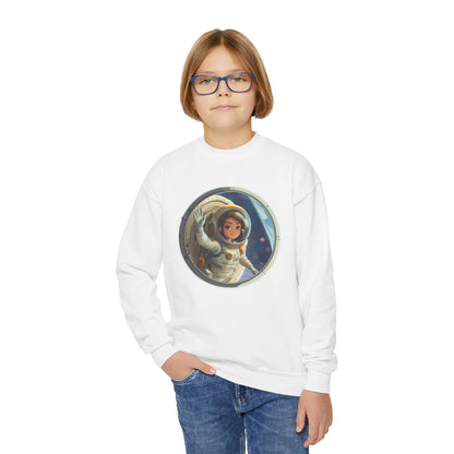 Cosmic Kid design Sweatshirt - Youth Crewneck Sweatshirt