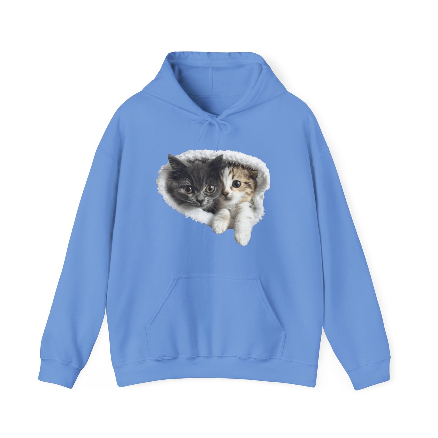 Cat graphic hooded sweatshirt